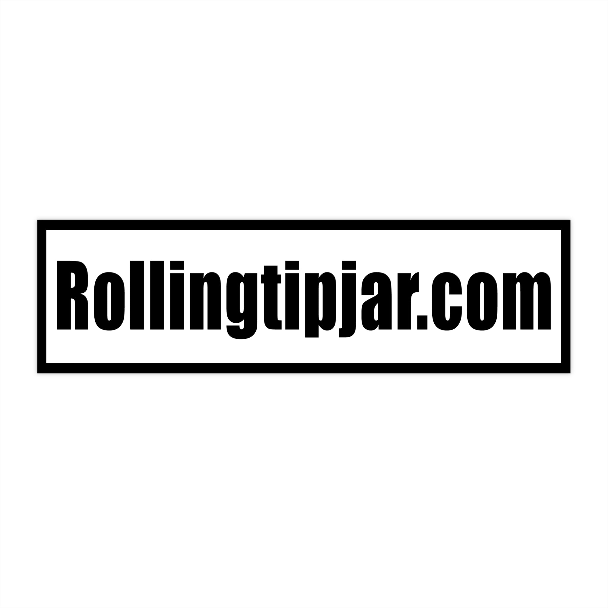 Rollingtipjar.com Bumper Sticker
