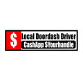 Local Doordash Driver Bumper Sticker