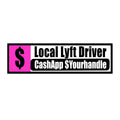 Local Lyft Driver Bumper Sticker